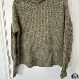 American Eagle Outfitters Olive Turtleneck Sweater